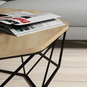 Hanah Home Konferenčný stolík Diamond 90 cm dub