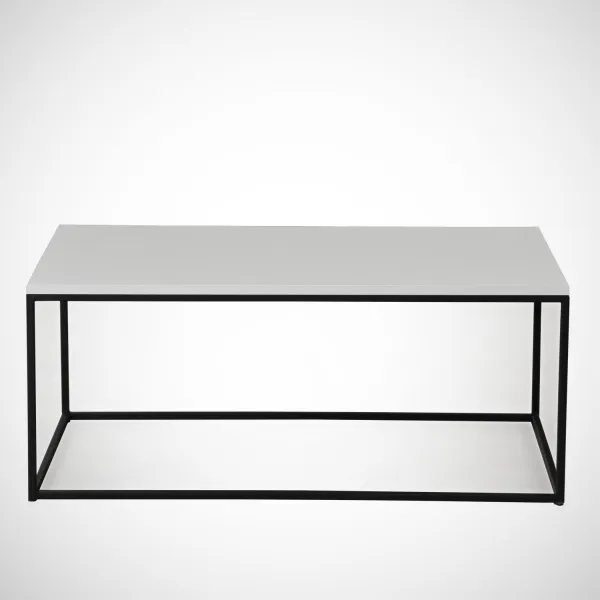 Kalune Design Konferenční stolek Cosco bílo-černý