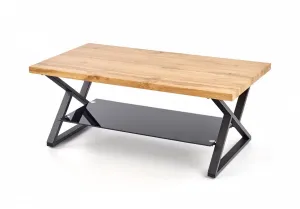 HALMAR Konferenčný stôl Nero dub/čierna