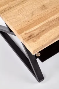 HALMAR Konferenčný stôl Nero dub/čierna