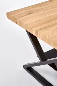 HALMAR Konferenčný stôl Nero dub/čierna