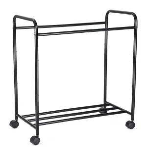 SONGMICS Kôš na bielizeň LEE 3x44 L čierny
