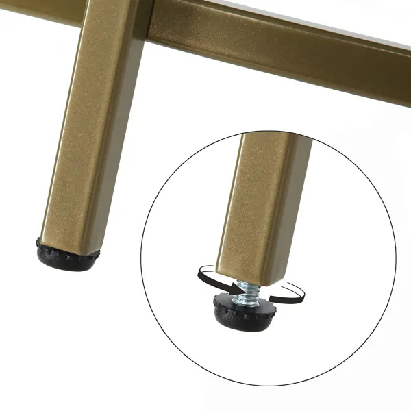 VASAGLE Konferenčný stolík okrúhly 50 cm