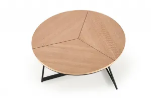 HALMAR Konferenčný stolík Rika dub/čierny