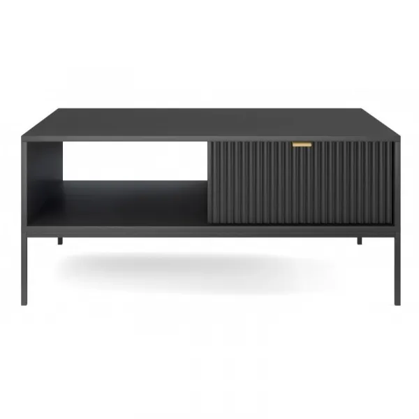 Piaski Konferenčný stolík Nova 104 cm černý/čierny rám