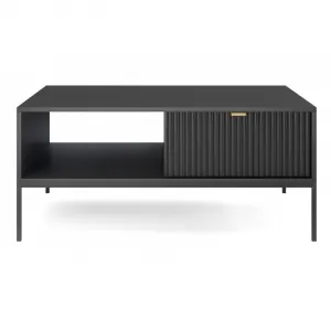 Piaski Konferenčný stolík Nova 104 cm černý/čierny rám