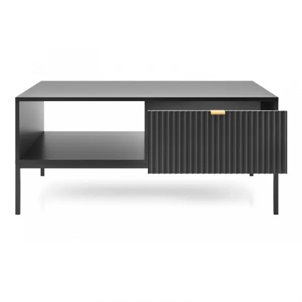Piaski Konferenčný stolík Nova 104 cm černý/čierny rám