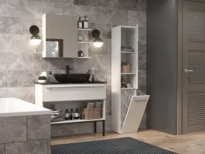 TP Living Kúpeľňová skrinka NEL IV biely lesk