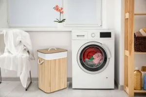 Bambusový kôš na bielizeň 1 priehradka prírodný