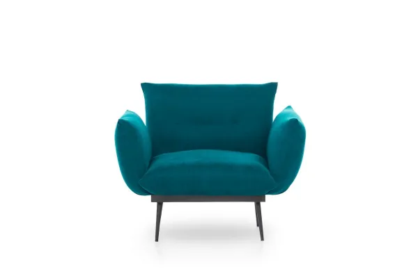 Kreslo ušiak Jax Solo - Petrol Green GR124