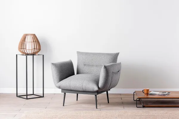 Kreslo ušiak Jax Solo - Grey GR110