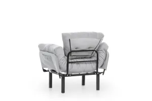 Kreslo ušiak Nitta Single - Grey