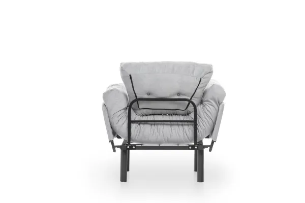 Kreslo ušiak Nitta Single - Grey
