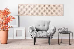 Kreslo ušiak Nitta Single - Grey