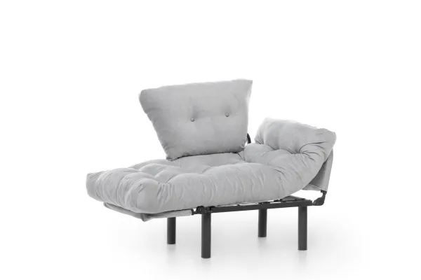 Kreslo ušiak Nitta Single - Grey