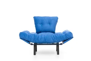 Kreslo ušiak Nitta Single - Blue
