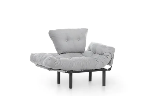 Kreslo ušiak Nitta Single - Grey