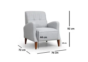 Kreslo ušiak Montana Armchair