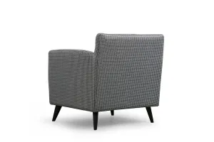 Kreslo ušiak Nordic Armchair - Patterned