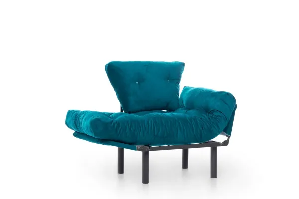 Kreslo ušiak Nitta Single - Petrol Green