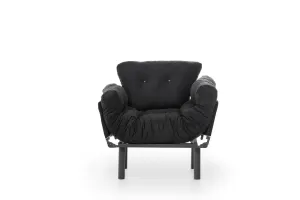 Kreslo ušiak Nitta Single - Black