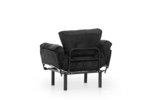 Kreslo ušiak Nitta Single - Black