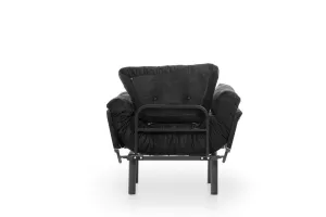 Kreslo ušiak Nitta Single - Black