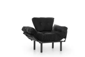 Kreslo ušiak Nitta Single - Black