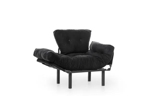 Kreslo ušiak Nitta Single - Black