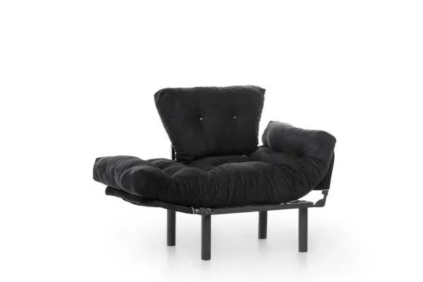 Kreslo ušiak Nitta Single - Black