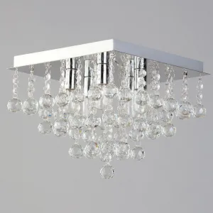 TooLight Krištáľové stropné svietidlo APP515-4C Cristal biele