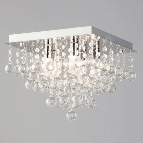 TooLight Krištáľové stropné svietidlo APP515-4C Cristal biele