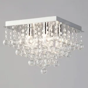 TooLight Krištáľové stropné svietidlo APP515-4C Cristal biele