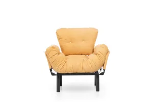 Kreslo ušiak Nitta Single - Mustard