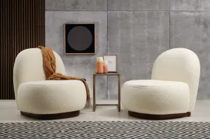 Kreslo Tina Bouclet White