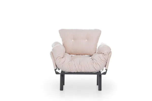 Kreslo ušiak Nitta Single - Cream