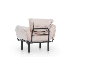 Kreslo ušiak Nitta Single - Cream