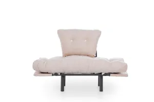 Kreslo ušiak Nitta Single - Cream