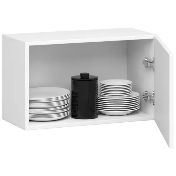 Ak furniture Kuchynská skrinka Olivia W I 60 cm cm biela - závesná