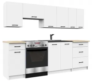 Ak furniture Kuchynská skrinka pod drez Olivia S 80 cm biela