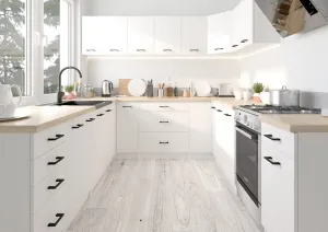 Ak furniture Kuchynská skrinka pod drez Olivia S 80 cm biela