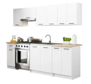 Ak furniture Kuchynská skrinka Olivia W I 60 cm cm biela - závesná