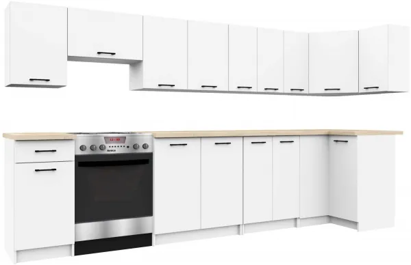 Ak furniture Kuchynská skrinka Olivia W I 60 cm cm biela - závesná