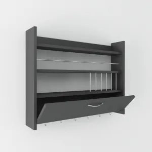 Kuchynská polica Knott - Anthracite