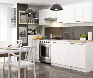 Ak furniture Kuchynská skrinka pod drez Olivia S 80 cm biela