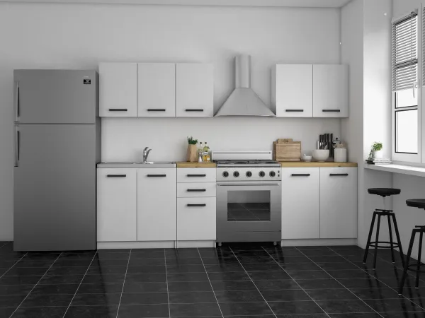 TP Living Kuchynská linka MARINET biela / dub artisan