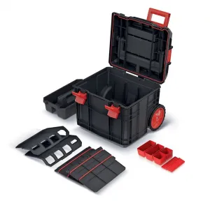 Prosperplast Kufor na náradie CEBLOCCK ALLU LOG 45 x 38 x 38,8 cm čierno-červený