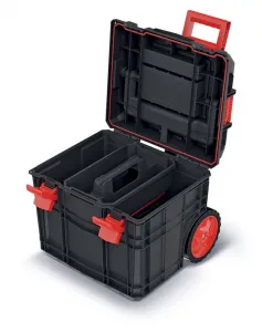 Prosperplast Kufor na náradie CEBLOCCK ALLU LOG 45 x 38 x 38,8 cm čierno-červený