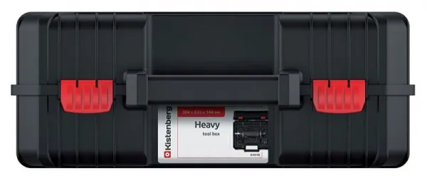 Prosperplast Kufr na nářadí HARDY II 38,4 x 33,5 x 14,4 cm černo-červený