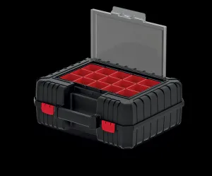 Prosperplast Kufr na nářadí HARDY II 38,4 x 33,5 x 14,4 cm černo-červený